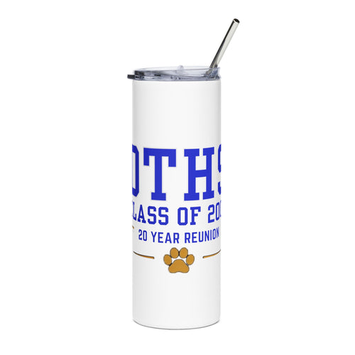 Class of 2004 Reunion Stainless Steel Tumbler — 20oz Insulated Paw Print